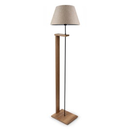 Opviq AYD-3134 Lámpara de Pie de Madera Beige